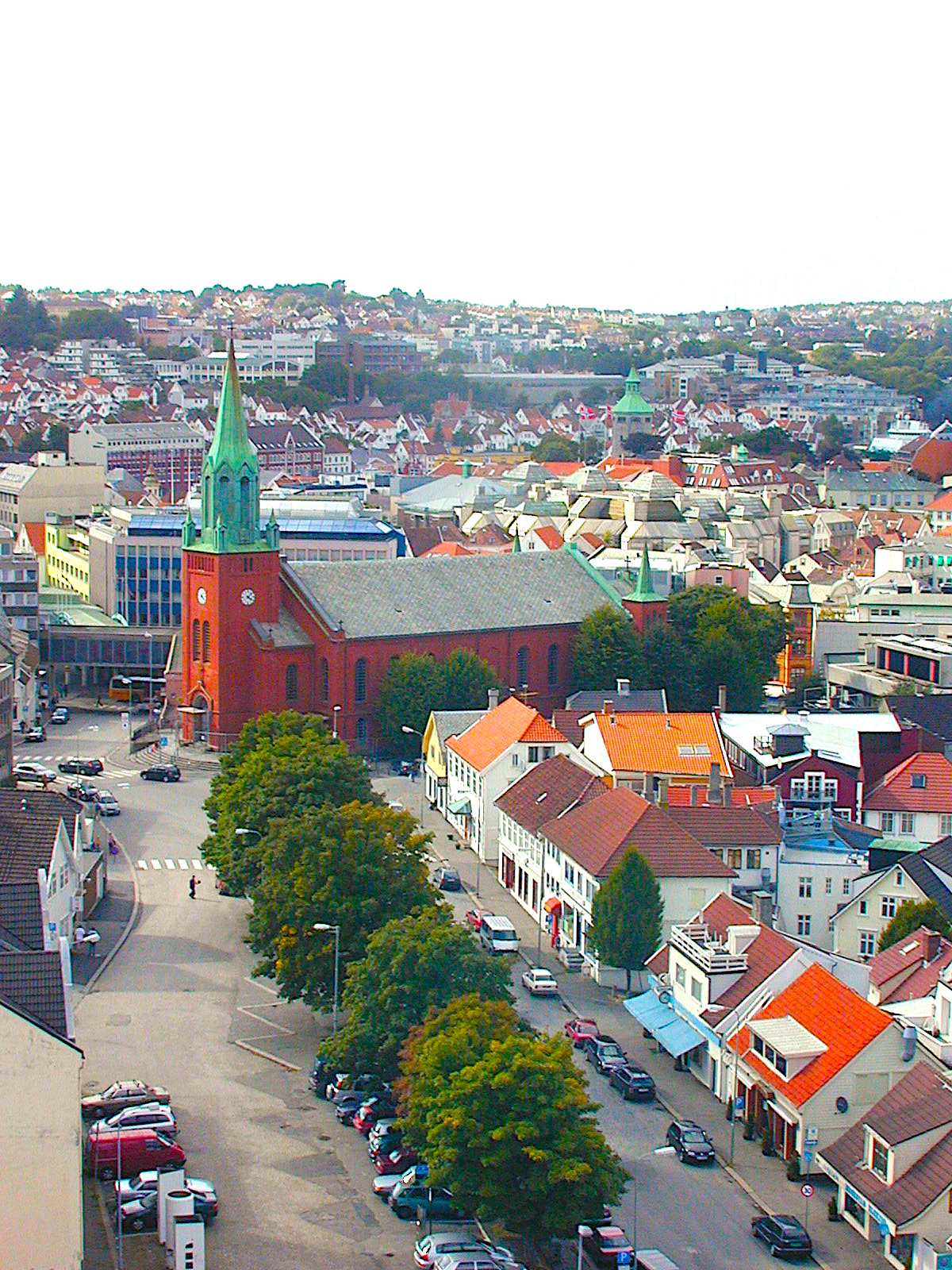 St. Petri kirke. Midt i Stavanger sentrum